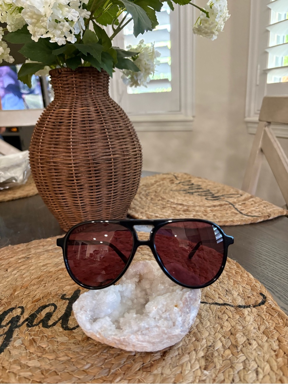 Diff Eyewear Women's Black Sunglasses with Dark Lenses